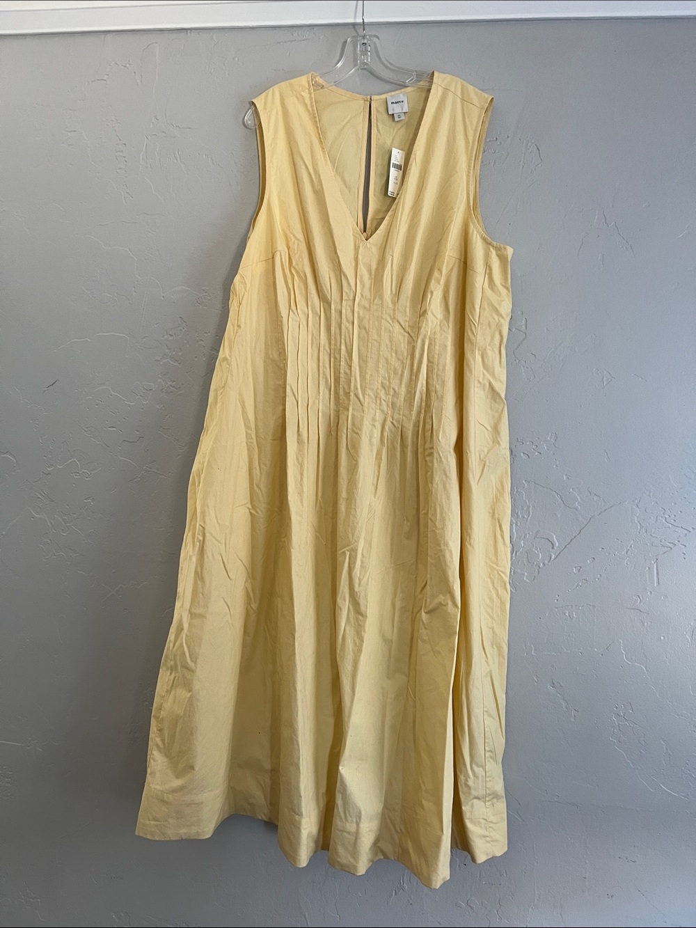 Maeve Pale Yellow Midi Dress